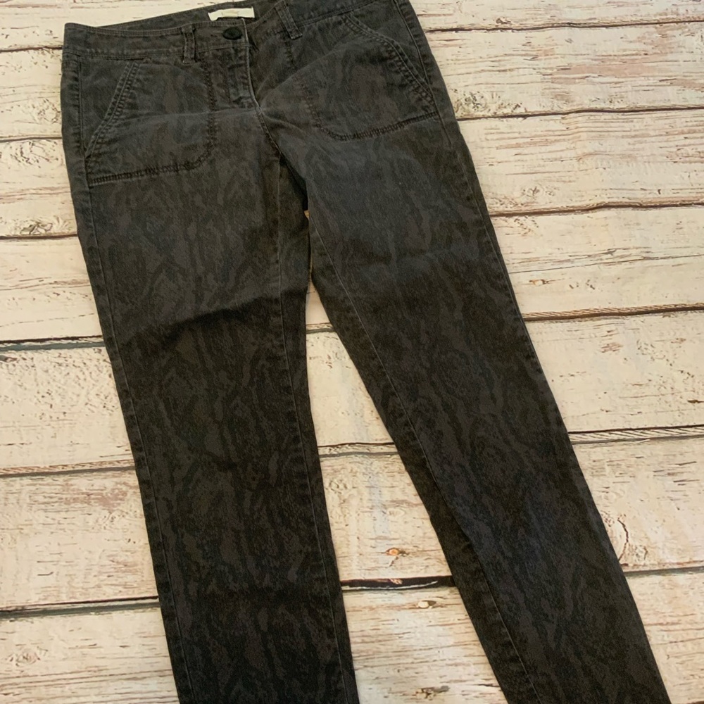 Ann Taylor Loft Marisa Snake Print Pants - 4P